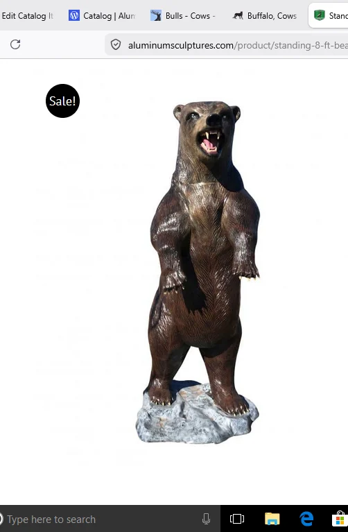 Standing Grizzly