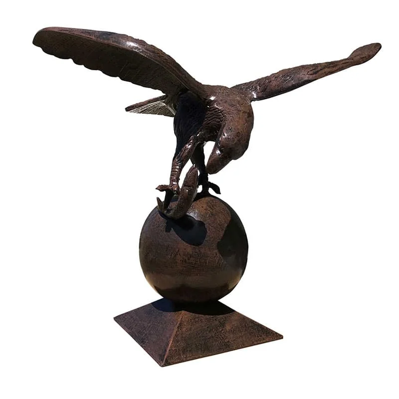 Small Eagle On Ball