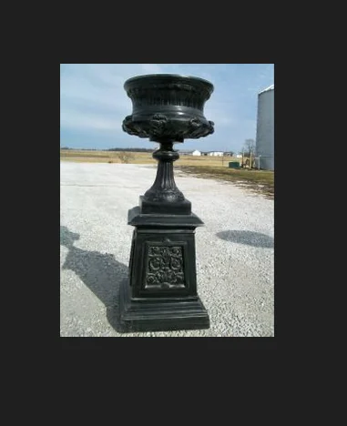 Victorian Urn On Base