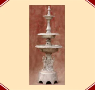 3 Tiers Swan Fountain W/ Arches
