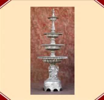 4 Tiers Swan Fountain W/Arches