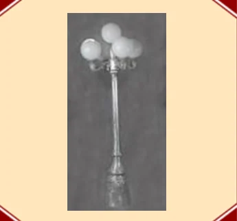 Victorian Lamp 4 arms/5 Lights