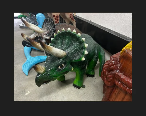 Walking Baby Triceratops Dinosaur