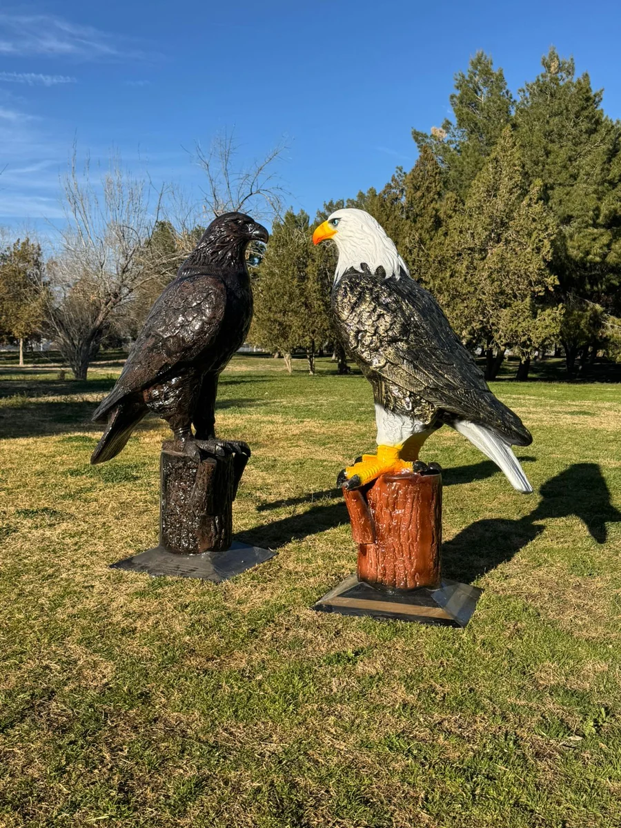 Bald Eagle On Stump